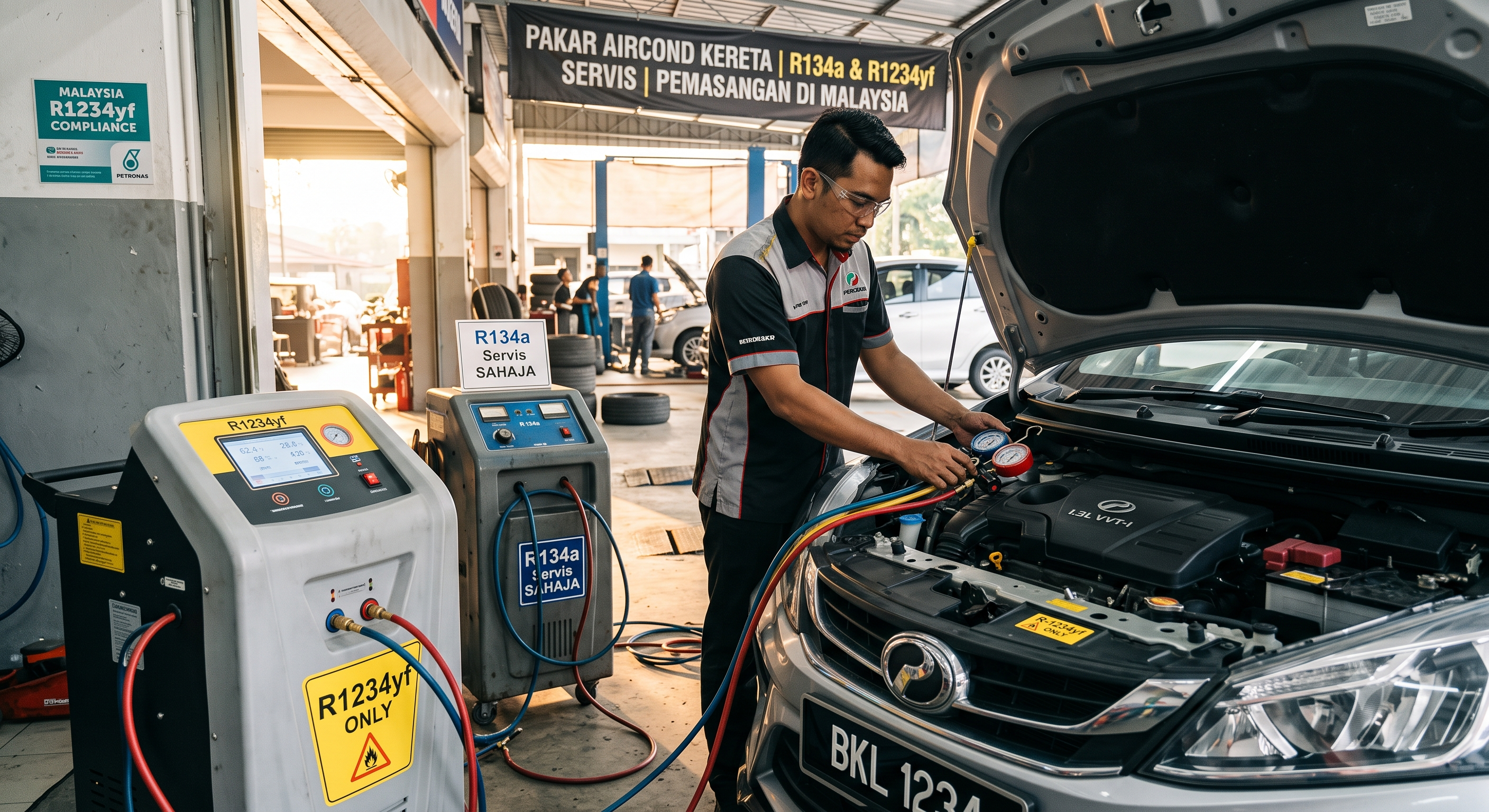 We Fix Both R134A and R1234YF Systems